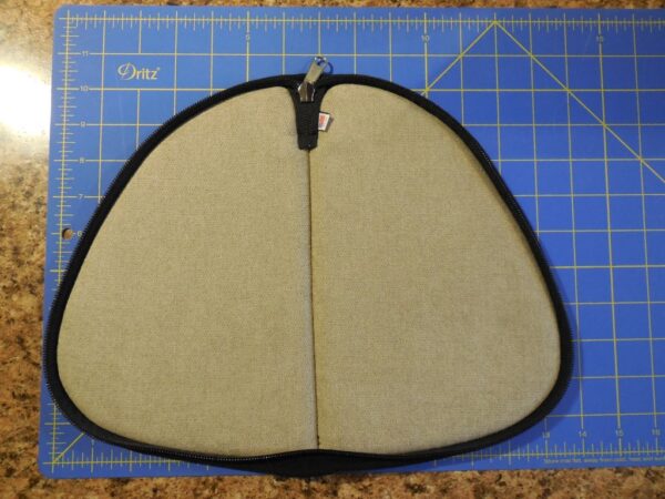 Vinyl Soft Sided Plush Padded Zippered Case Pistol Gun Rug for small handgun - Image 3