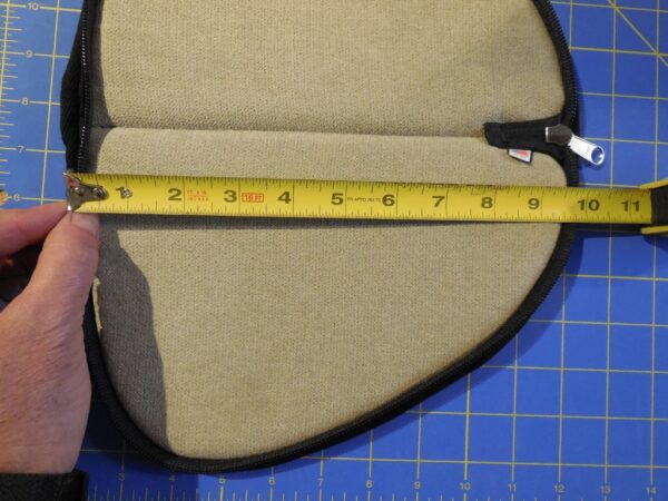 Vinyl Soft Sided Plush Padded Zippered Case Pistol Gun Rug for small handgun - Image 4